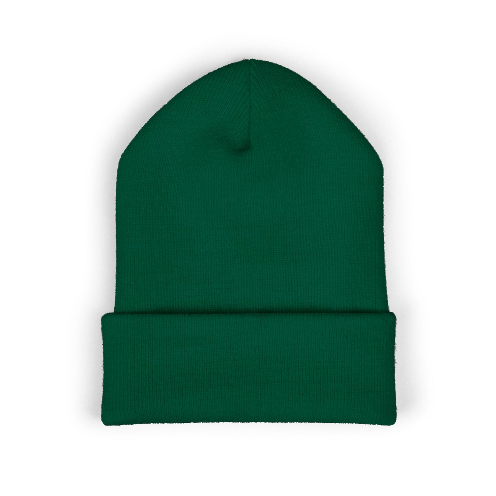 You Are Loved Embroidered Cuffed Beanie — Warm Knit Hat with Halo Design