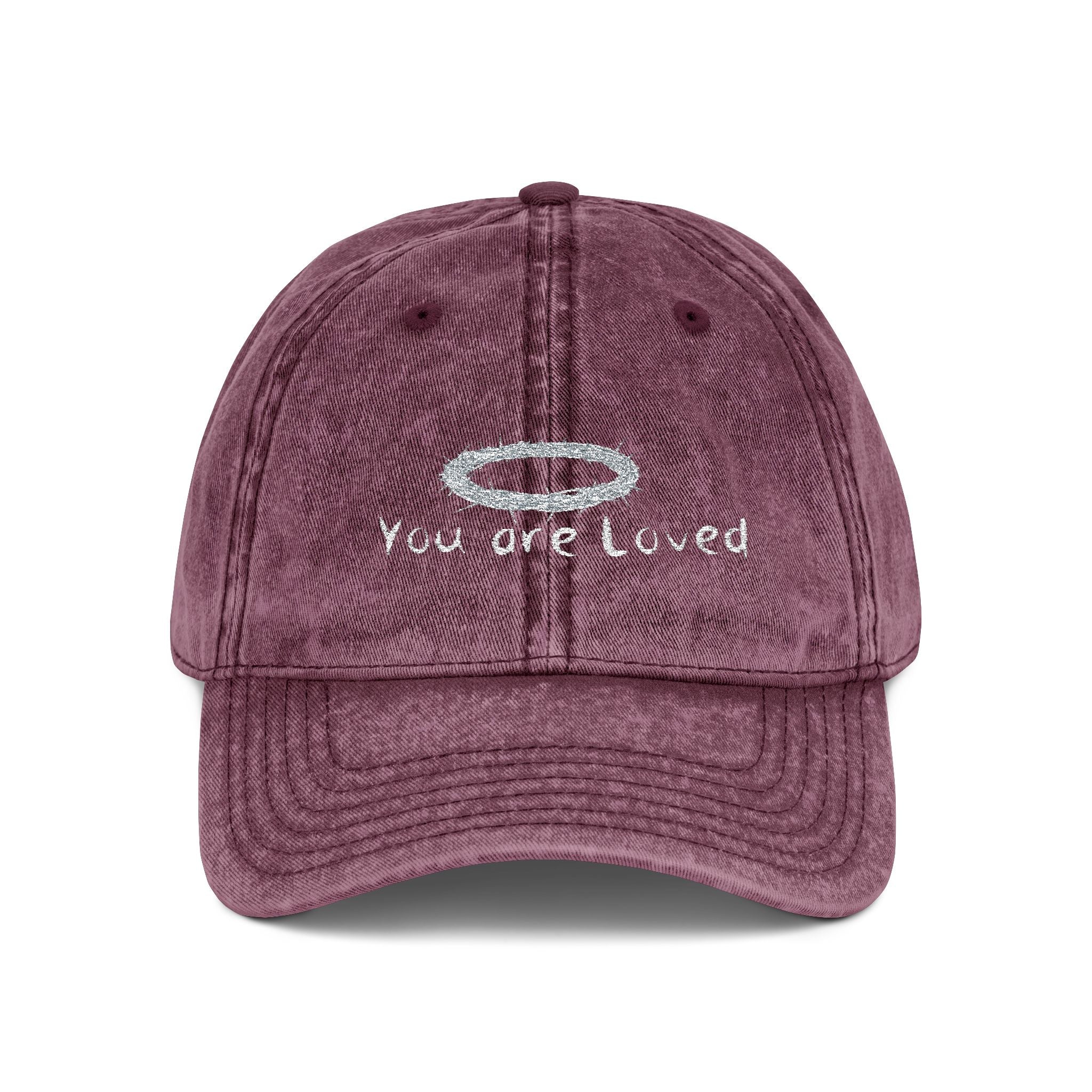 You Are Loved Embroidered Vintage Cap