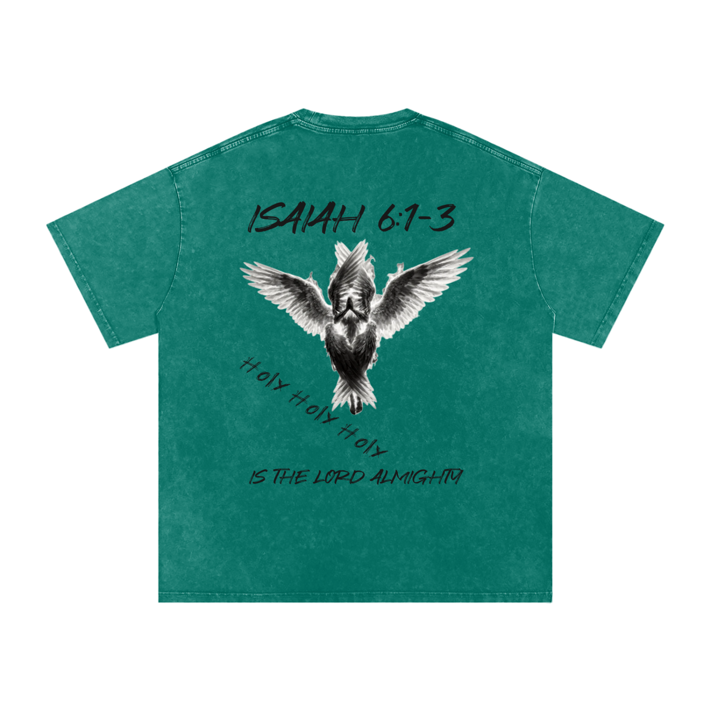 Isaiah 6:1-3  Snow Washed T-Shirt