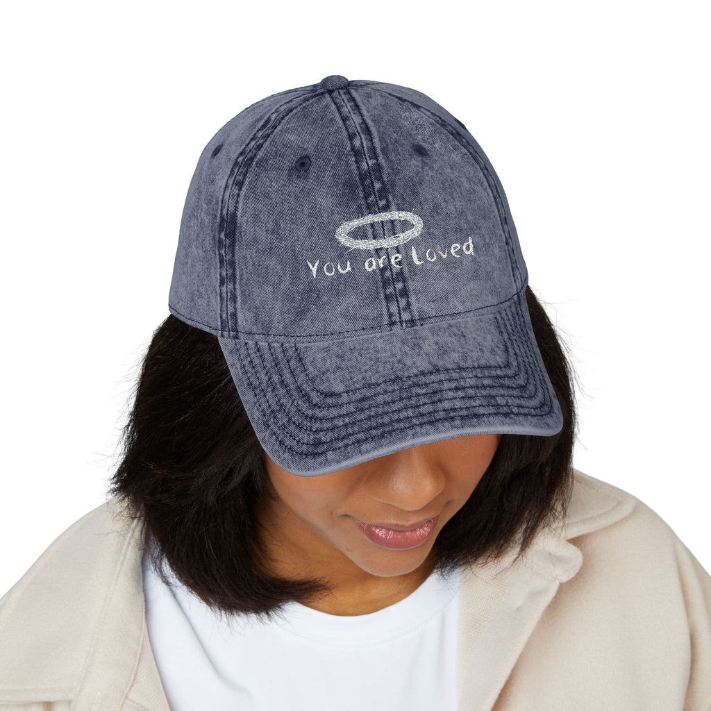 You Are Loved Embroidered Vintage Cap