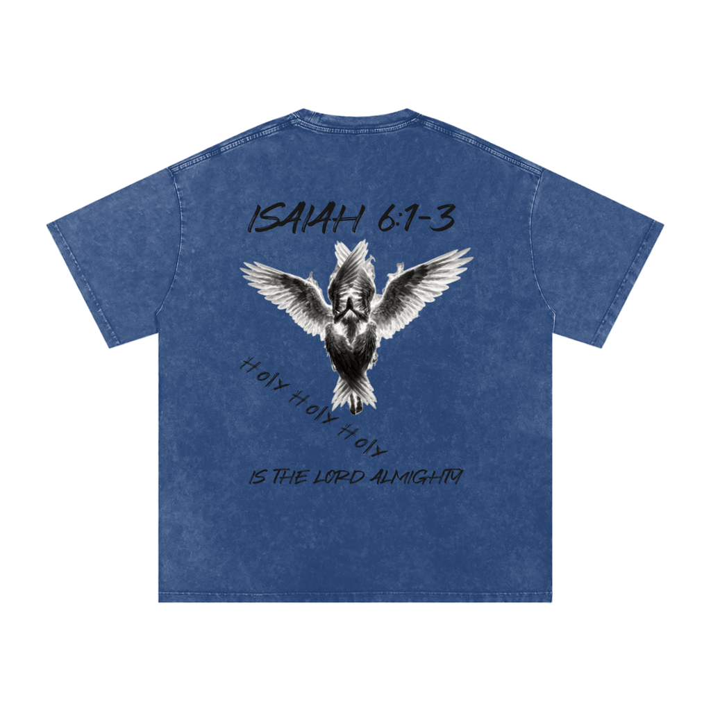 Isaiah 6:1-3  Snow Washed T-Shirt