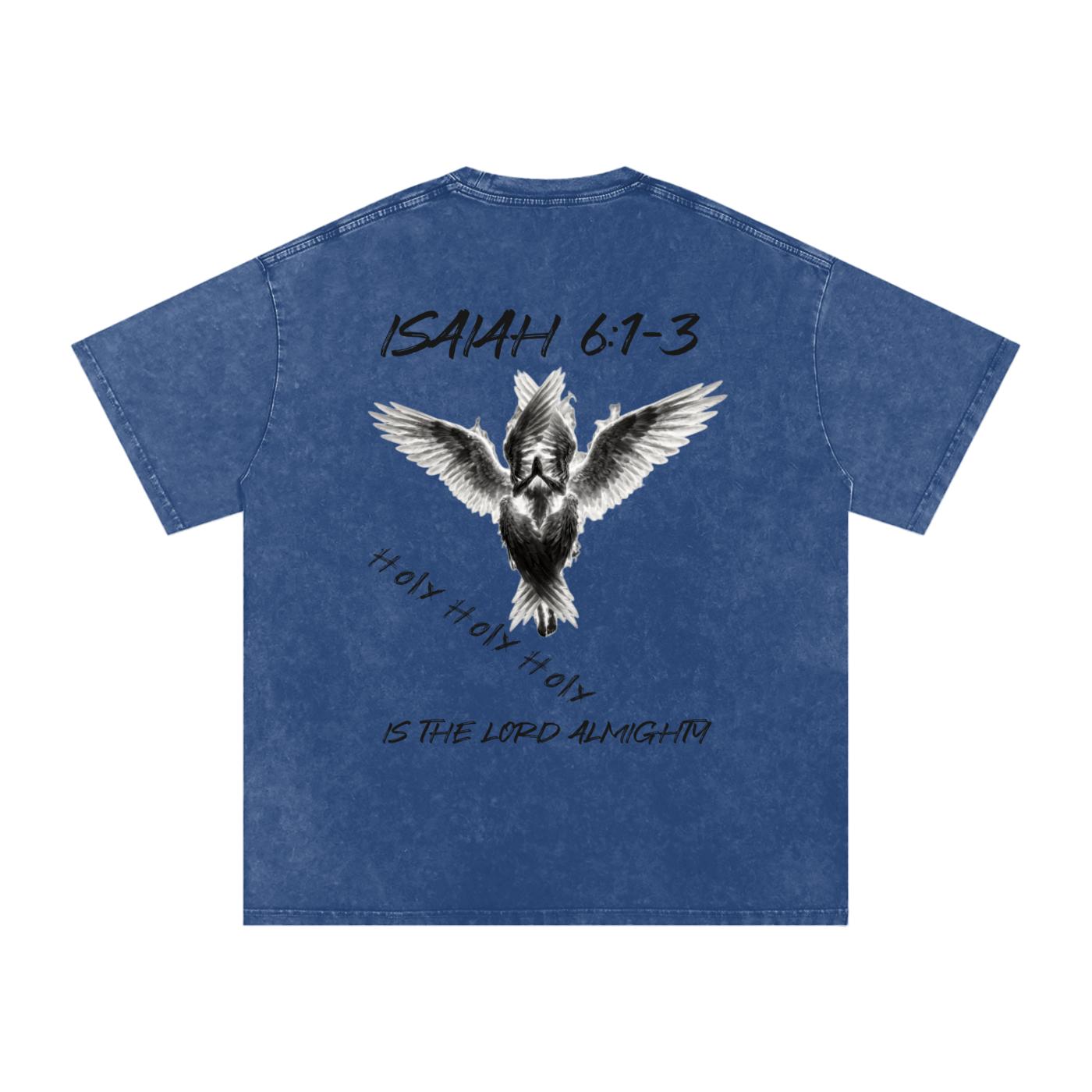 Isaiah 6:1-3  Snow Washed T-Shirt