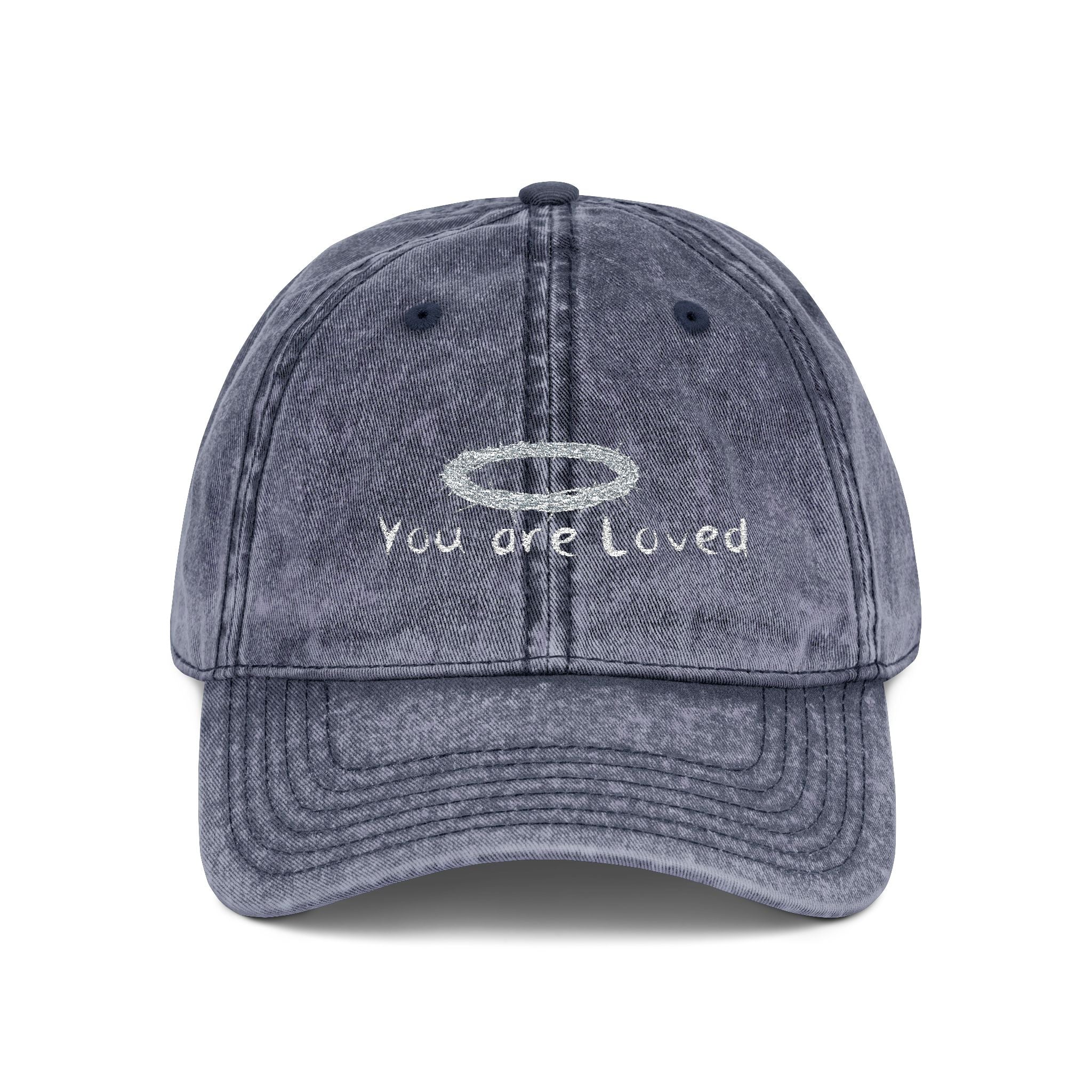 You Are Loved Embroidered Vintage Cap