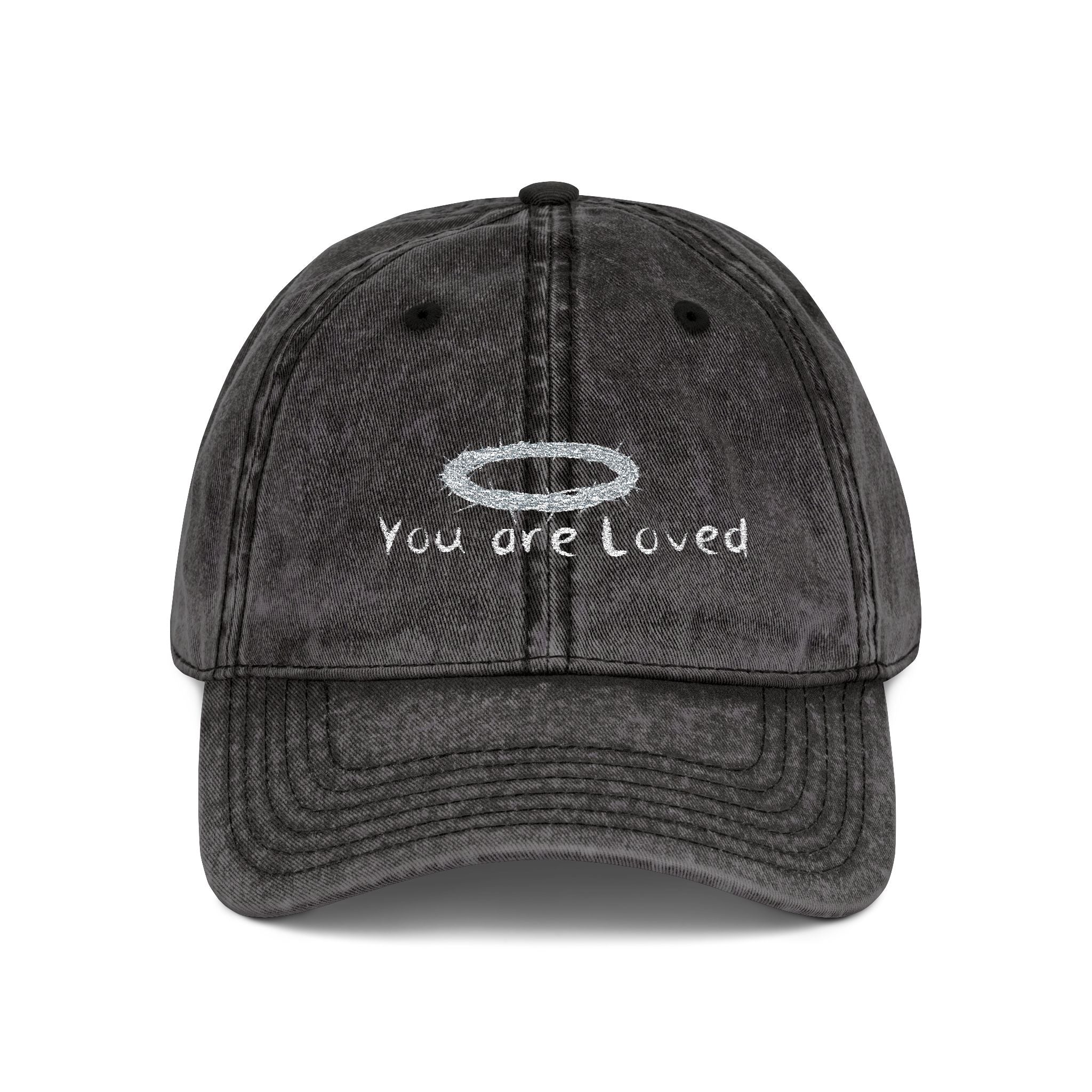 You Are Loved Embroidered Vintage Cap
