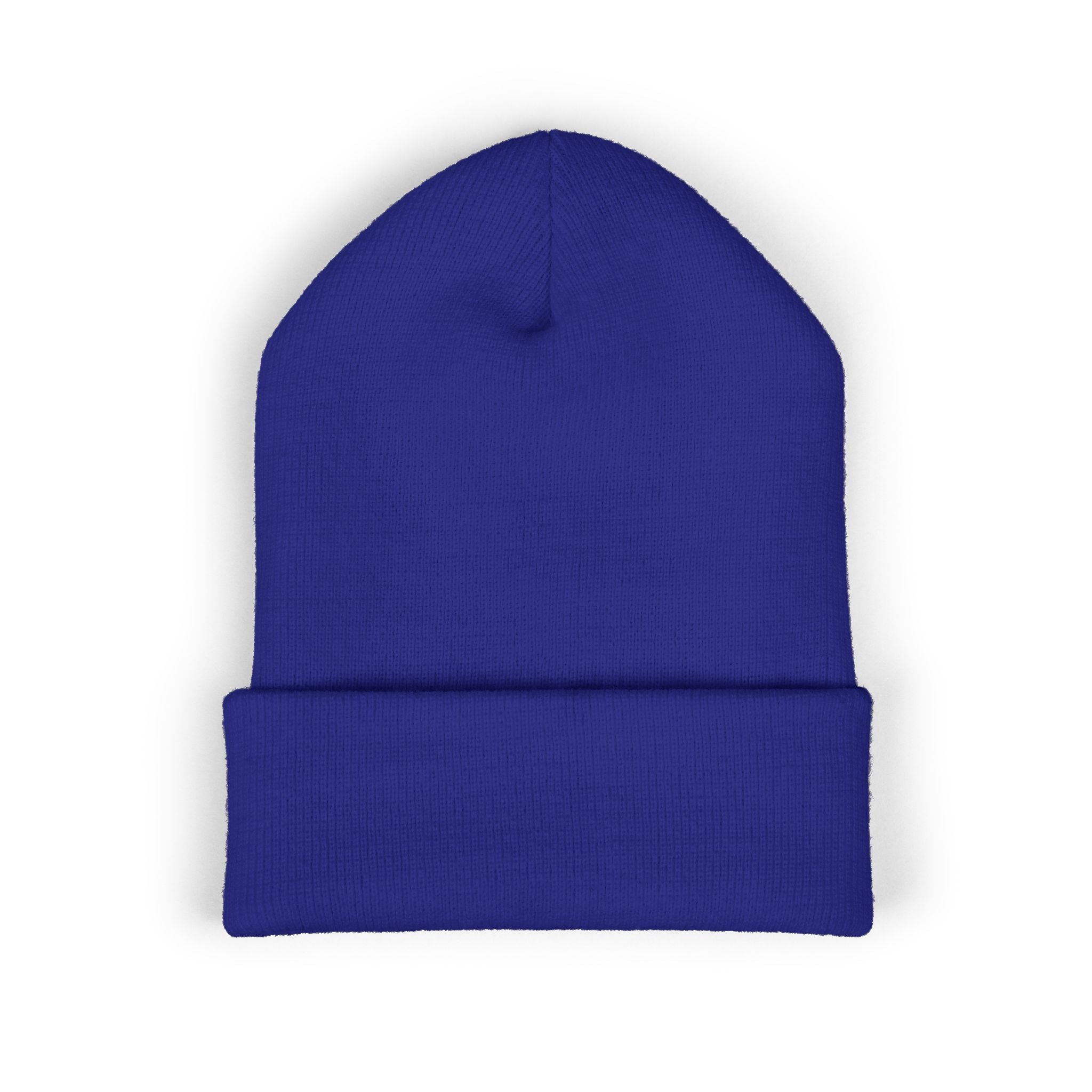 You Are Loved Embroidered Cuffed Beanie — Warm Knit Hat with Halo Design