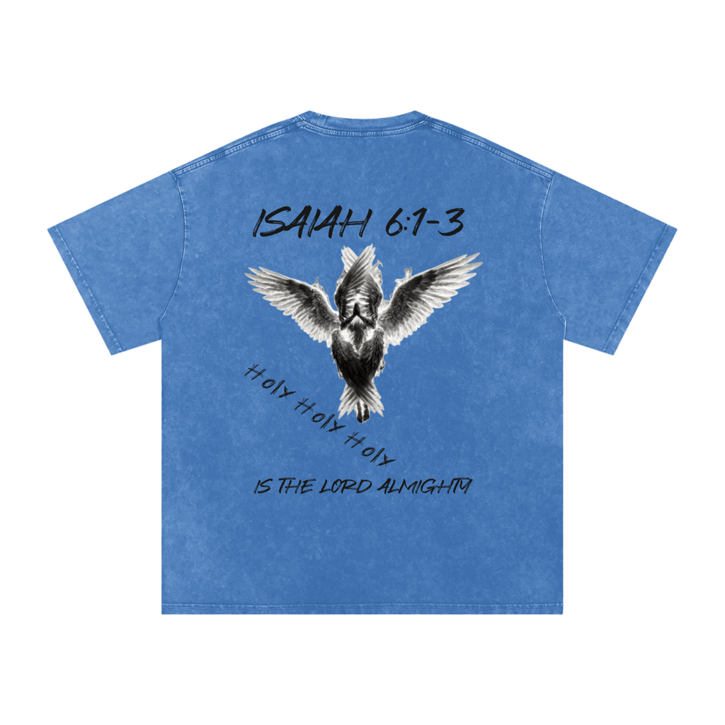 Isaiah 6:1-3  Snow Washed T-Shirt